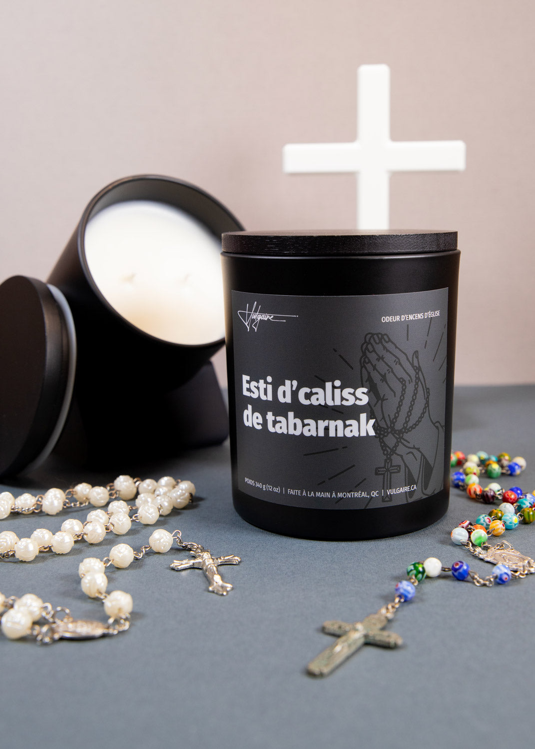 Bougie Esti d'caliss de tabarnak