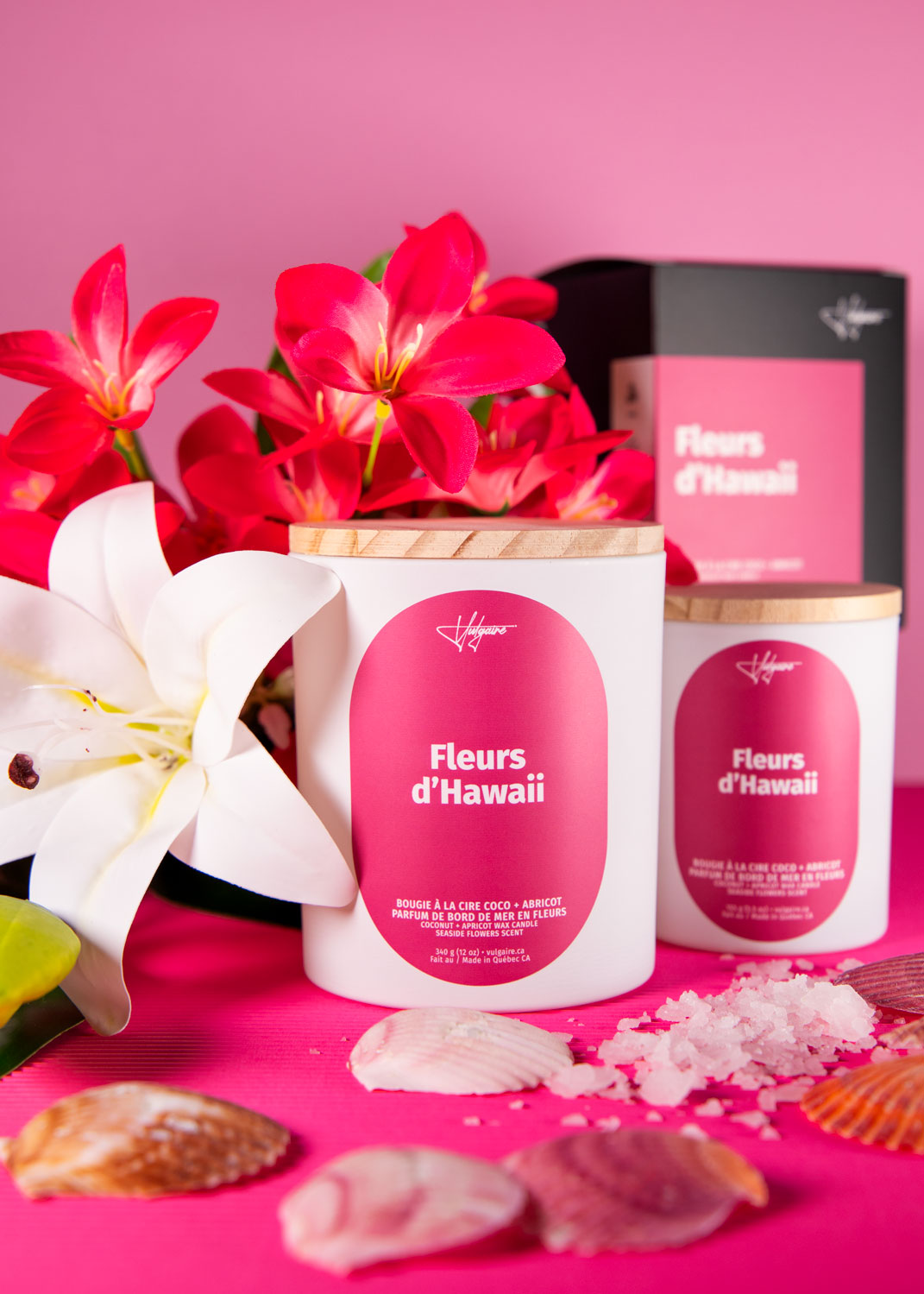 Bougie Fleurs d'Hawaii