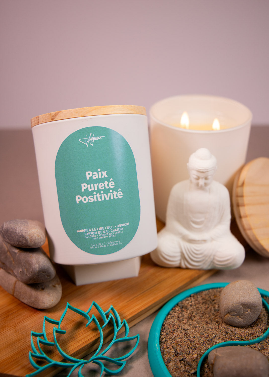 Bougie Paix Pureté Positivité