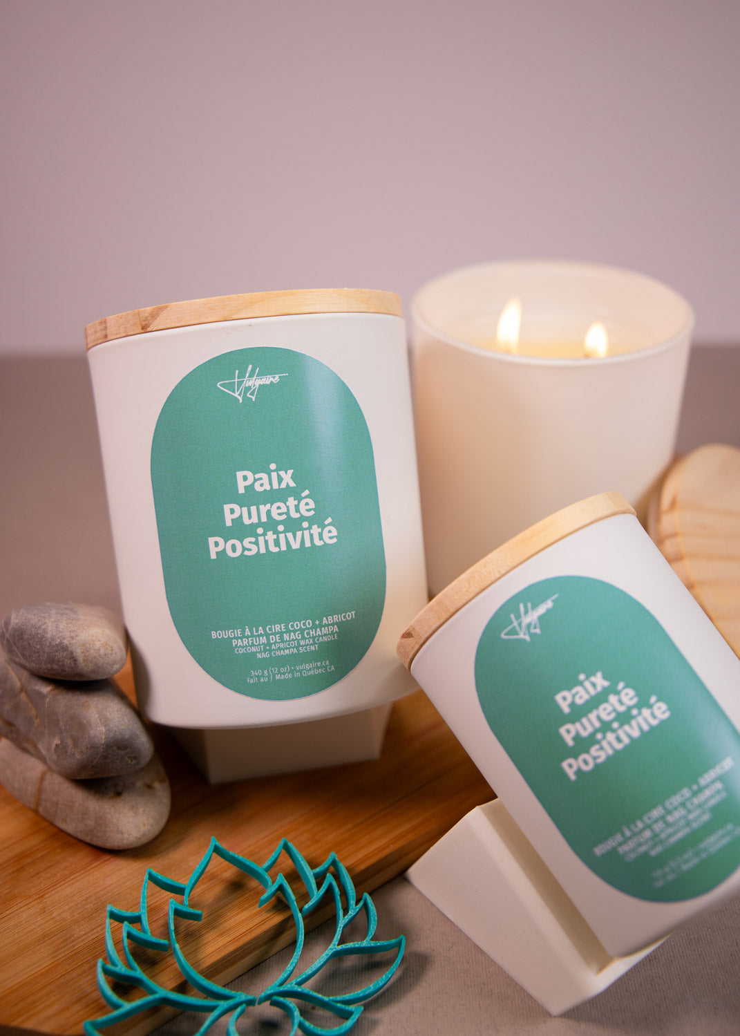 Bougie Paix Pureté Positivité