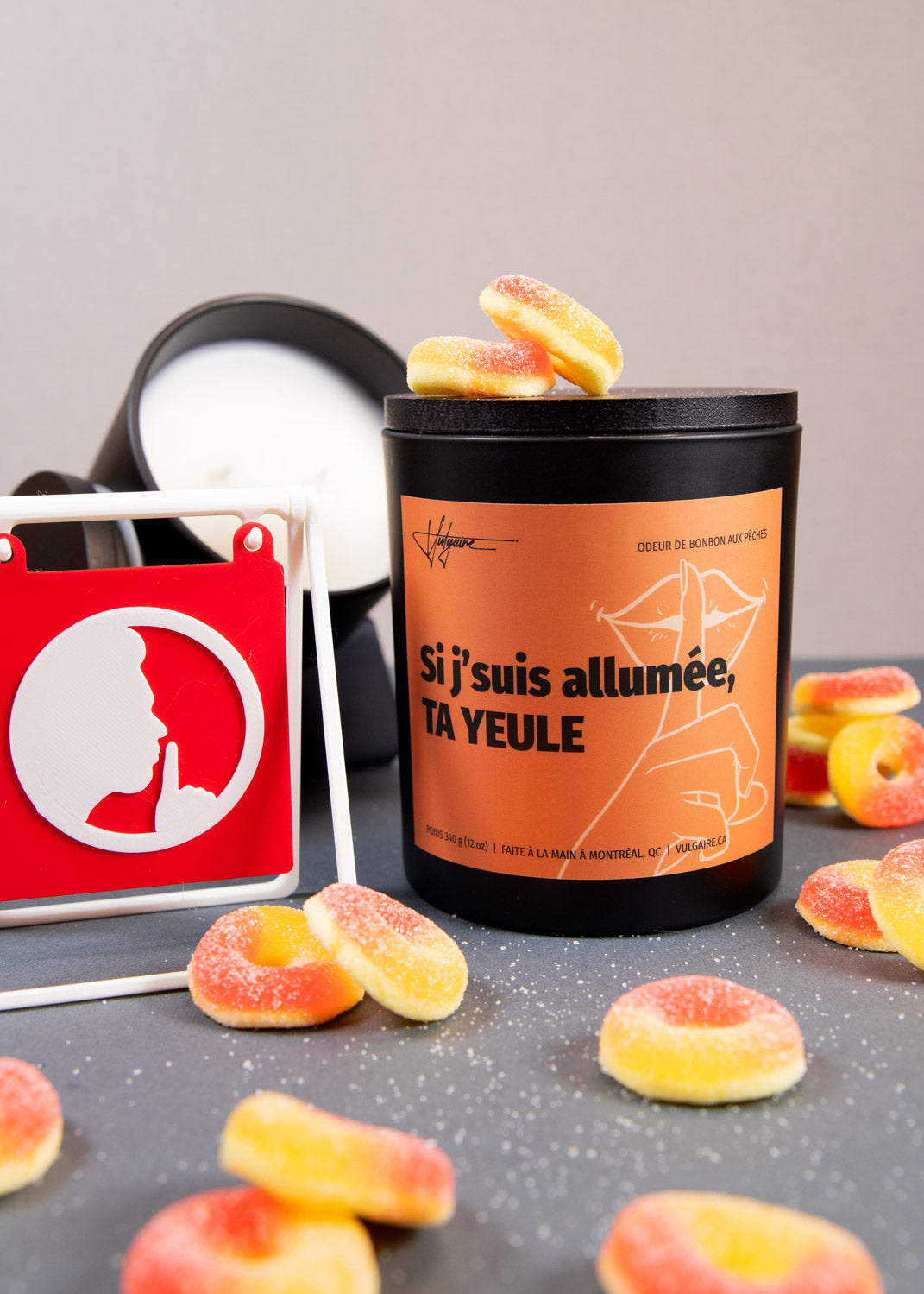 Bougie Si j'suis allumée, TA YEULE
