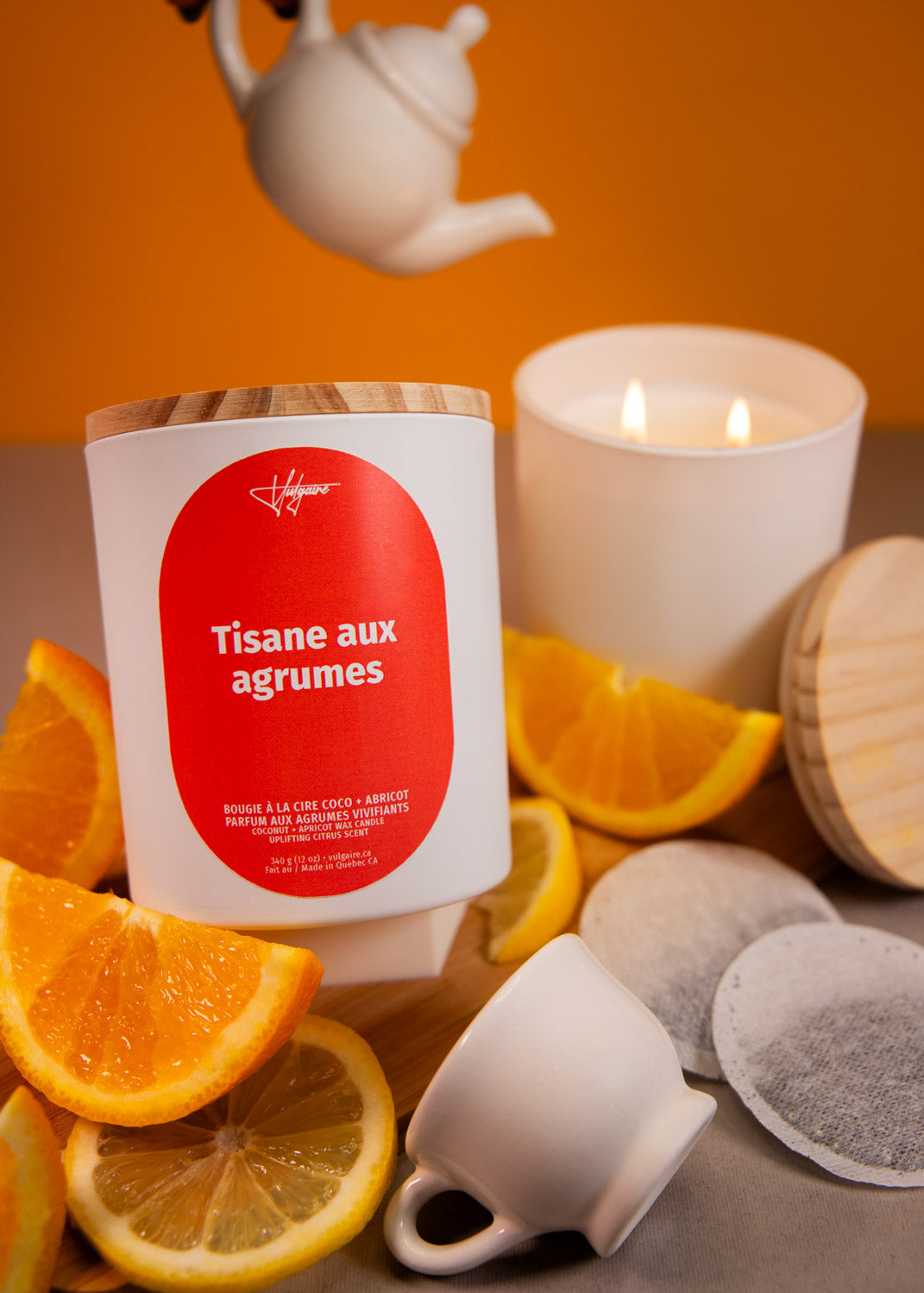 Bougie Tisane aux agrumes