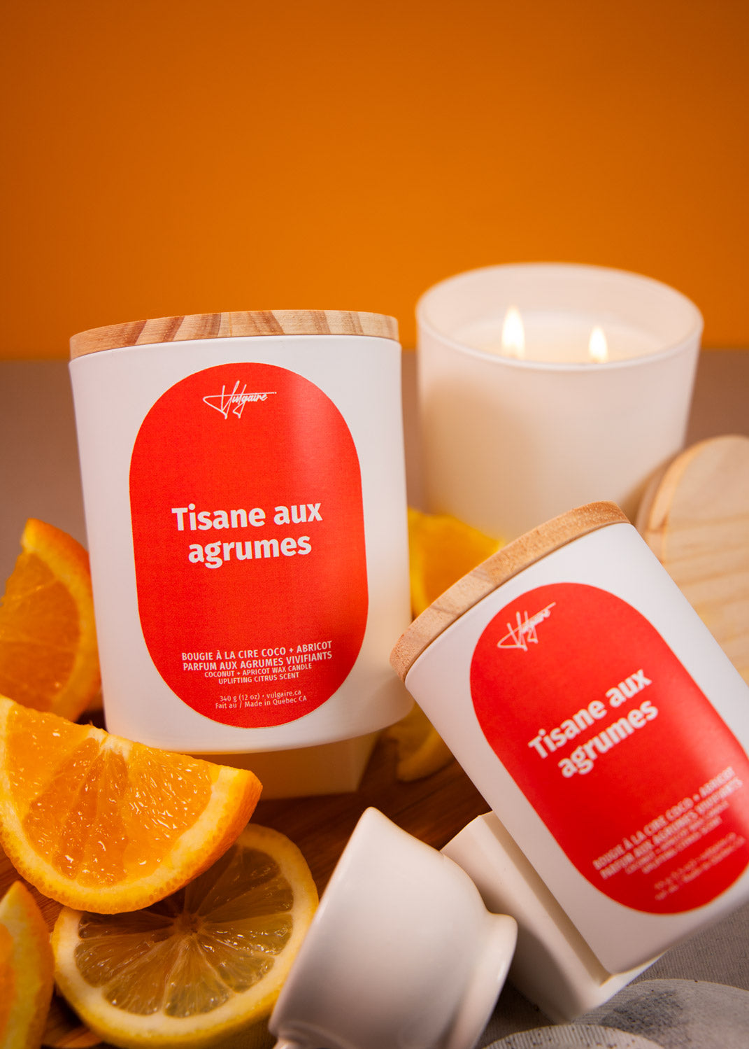 Bougie Tisane aux agrumes