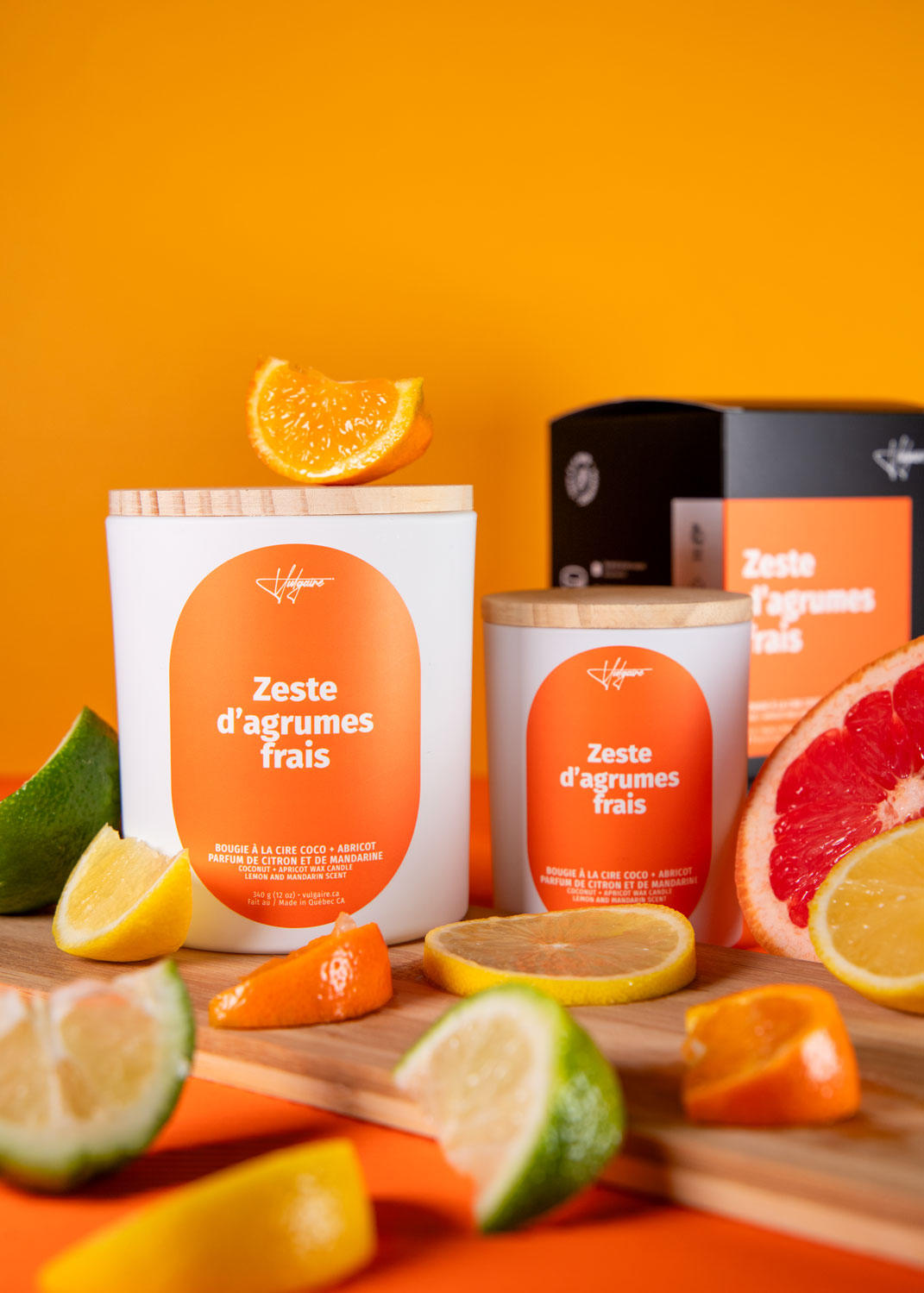 Bougie Zeste d'agrumes frais