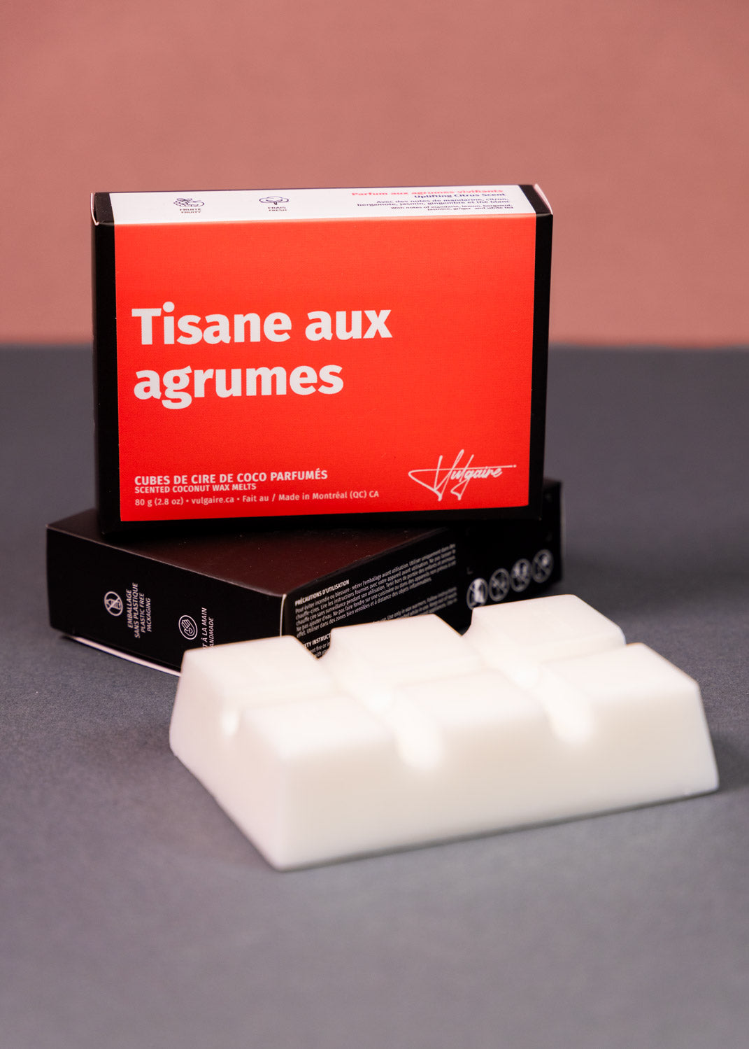 Cubes de cire Tisane aux agrumes