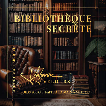 Bougie Bibliothèque secrète