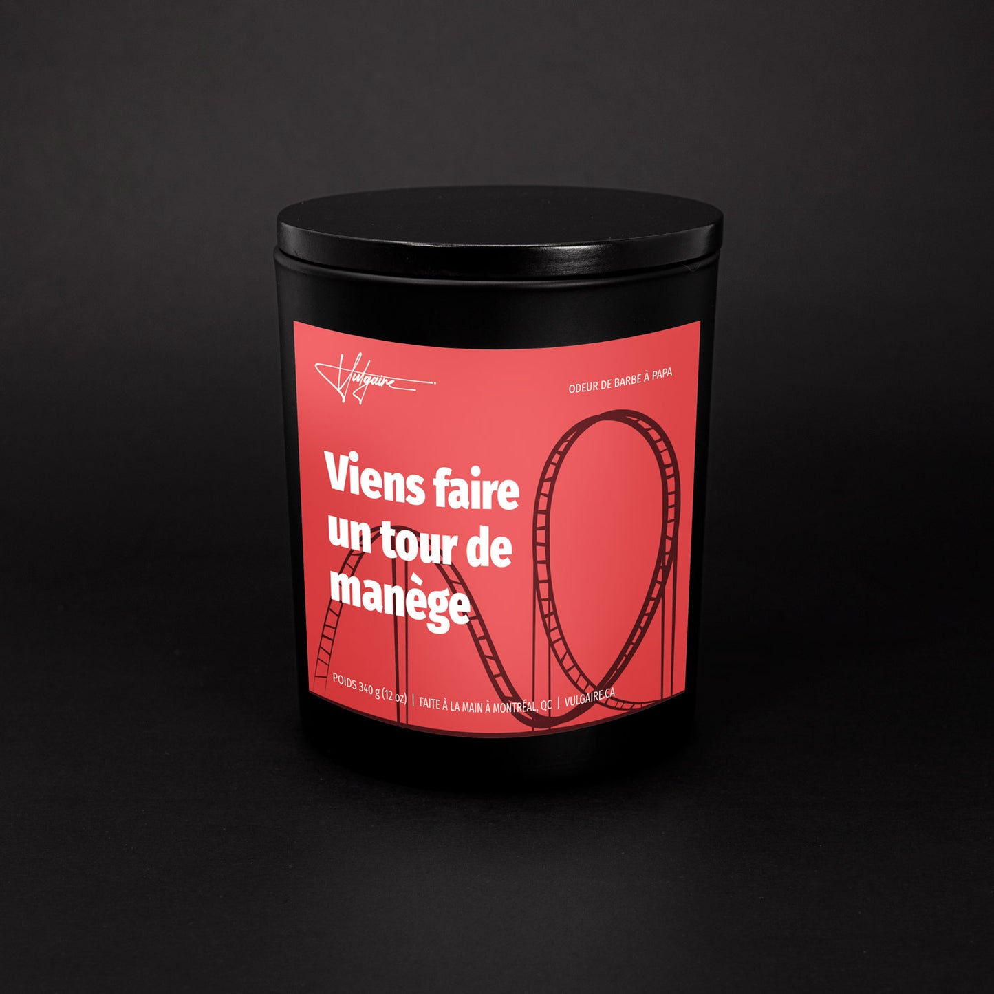 Bougie Viens faire un tour de manège