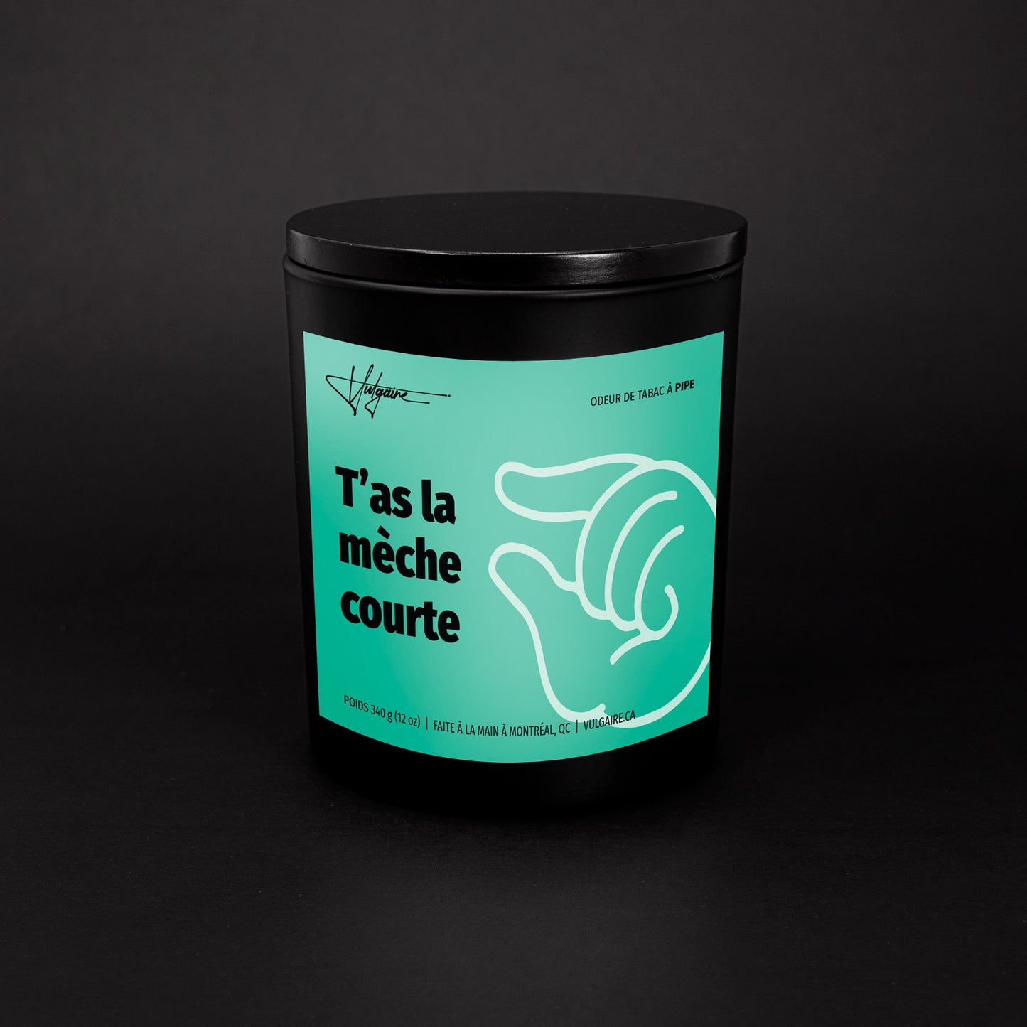 Bougie T'as la mèche courte