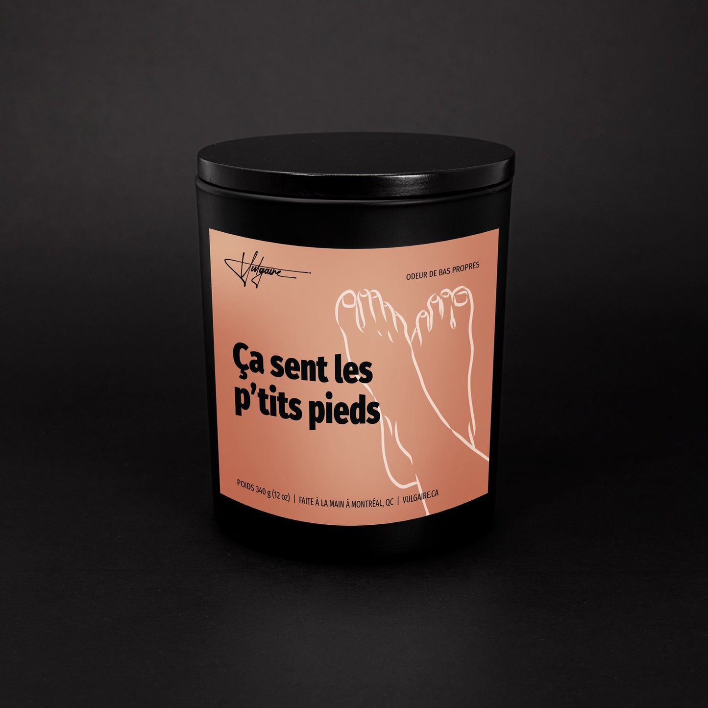 Bougie Ça sent les p'tits pieds