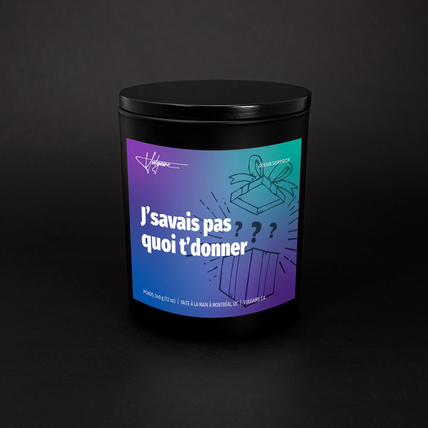 Bougie J'savais pas quoi t'donner
