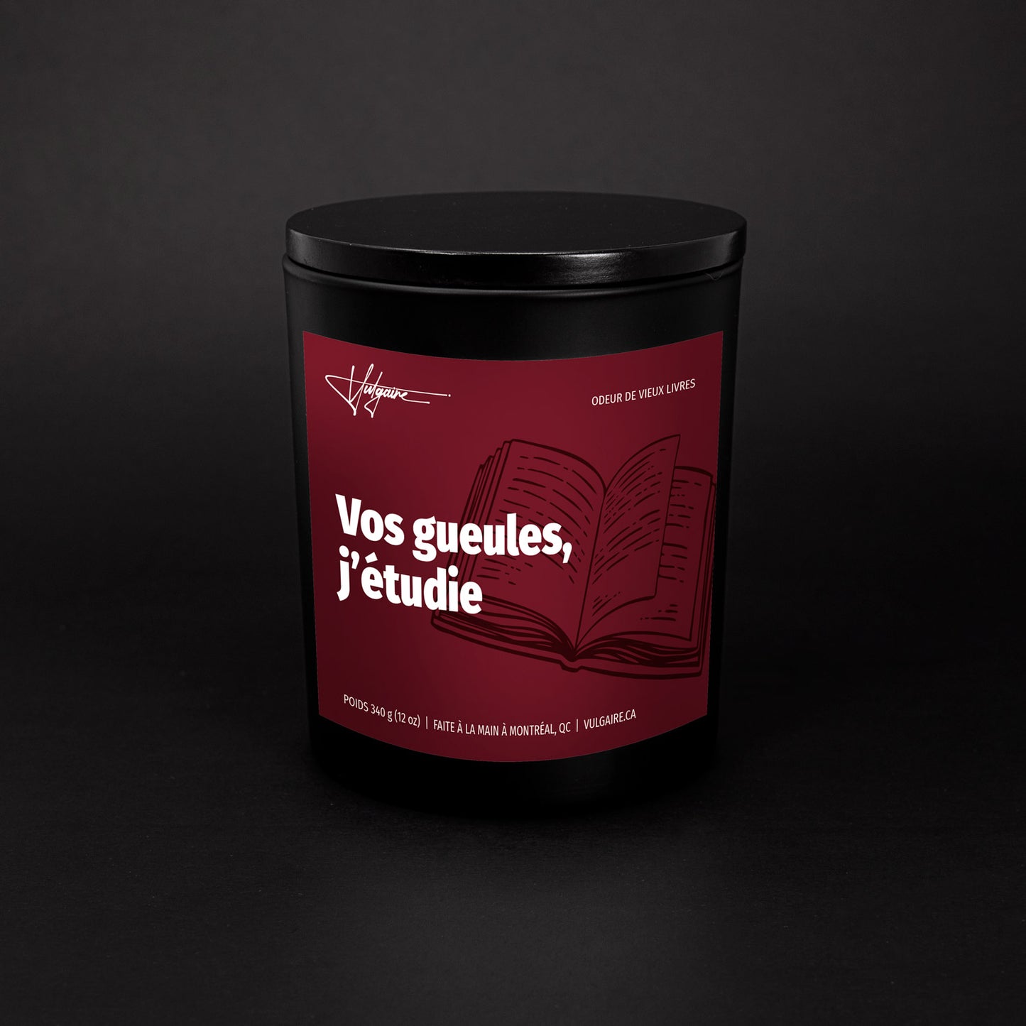 Bougie Vos gueules, j'étudie