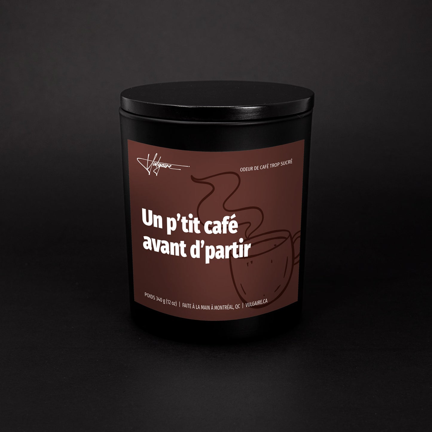 Bougie Un p'tit café avant d'partir