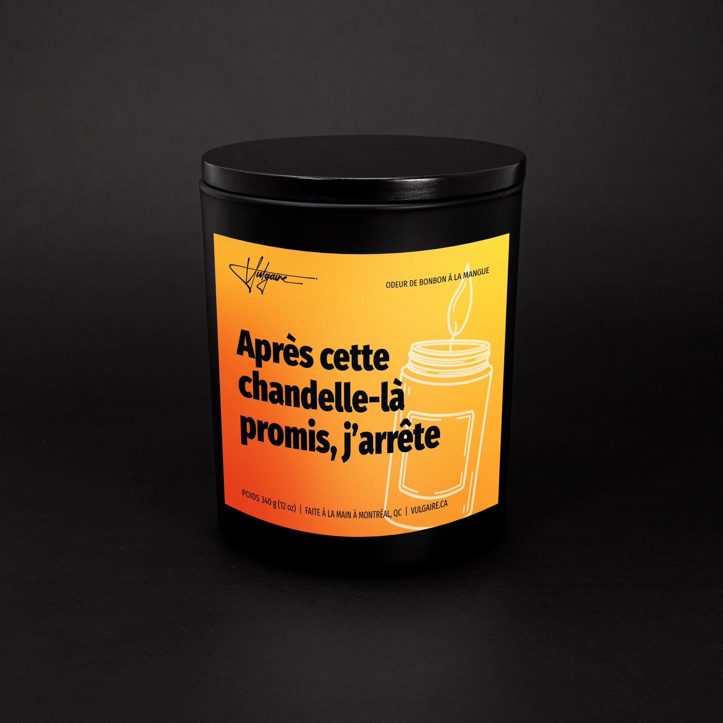 Bougie Après cette chandelle-là promis, j'arrête