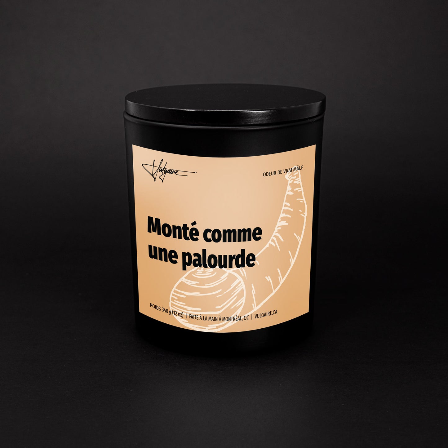 Bougie Monté comme une palourde