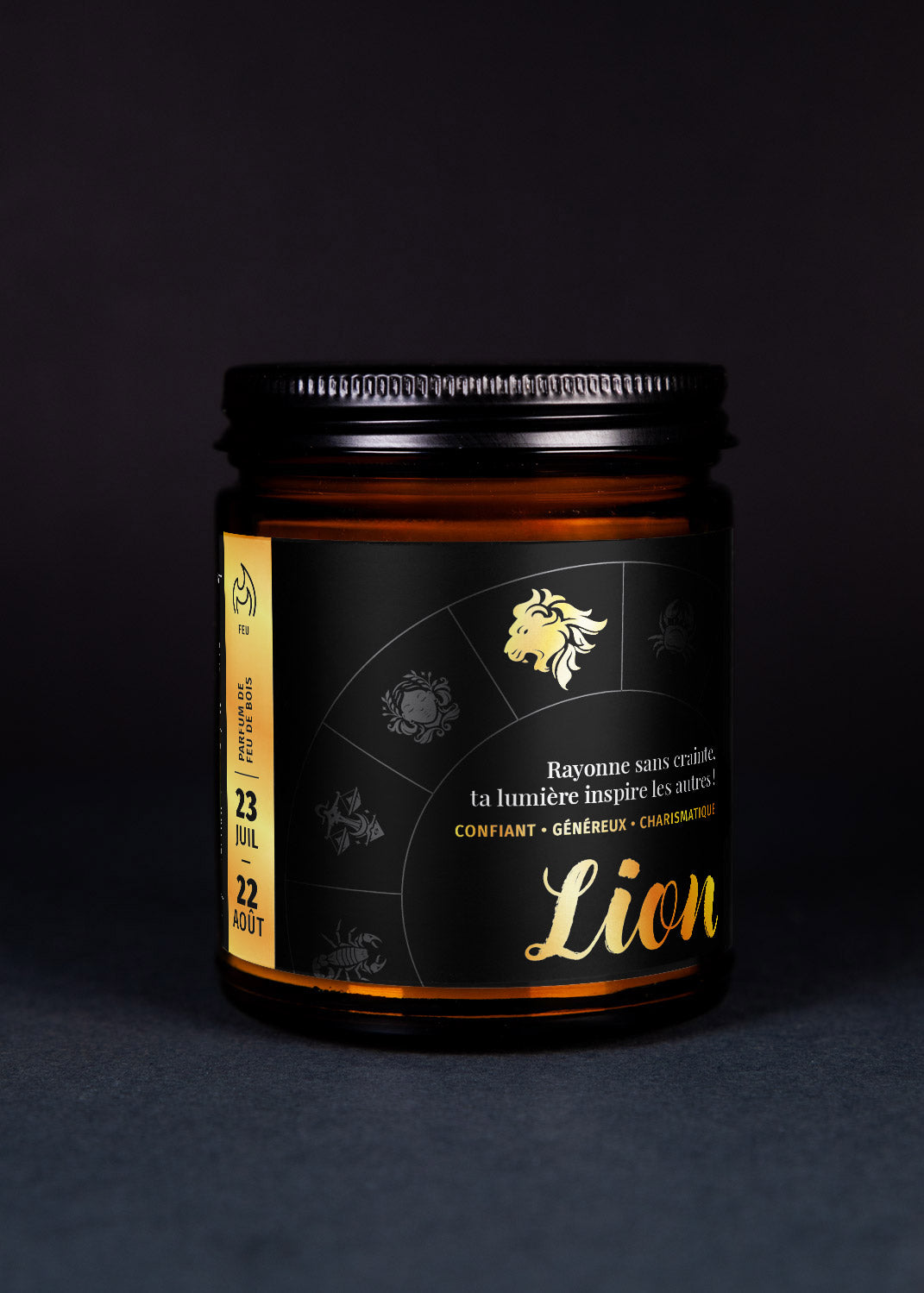 Bougie astrologie - Lion