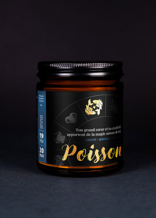 Bougie astrologie - Poisson