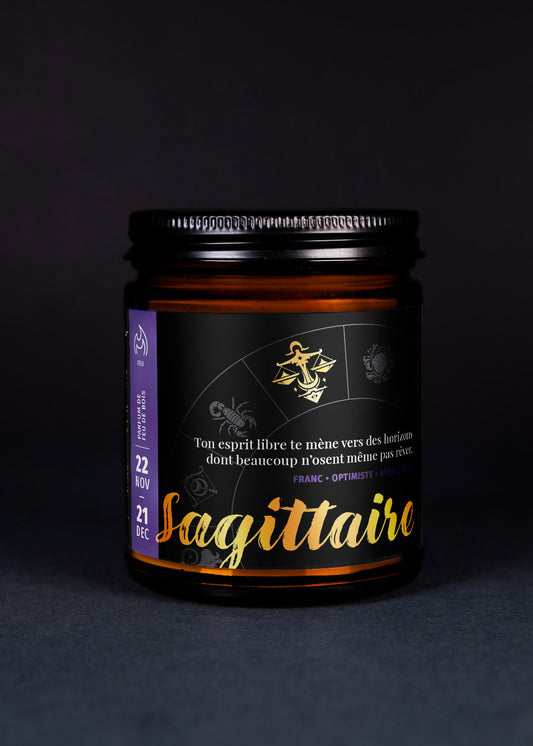 Bougie astrologie - Sagittaire