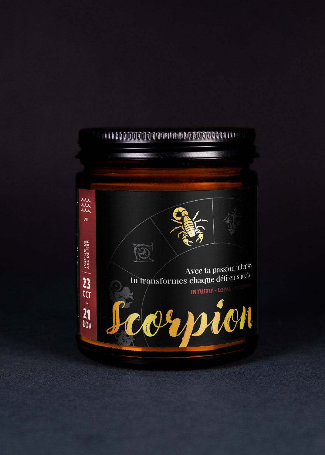 Bougie astrologie - Scorpion