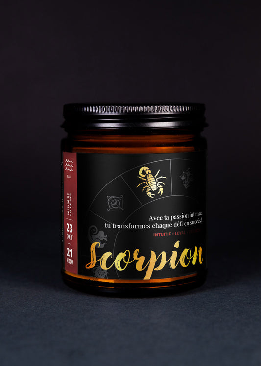 Bougie astrologie - Scorpion