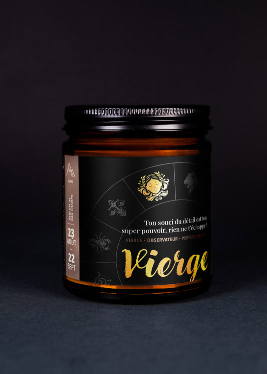 Bougie astrologie - Vierge