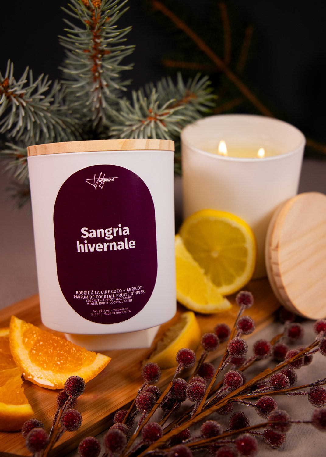 Candle Sangria hivernale