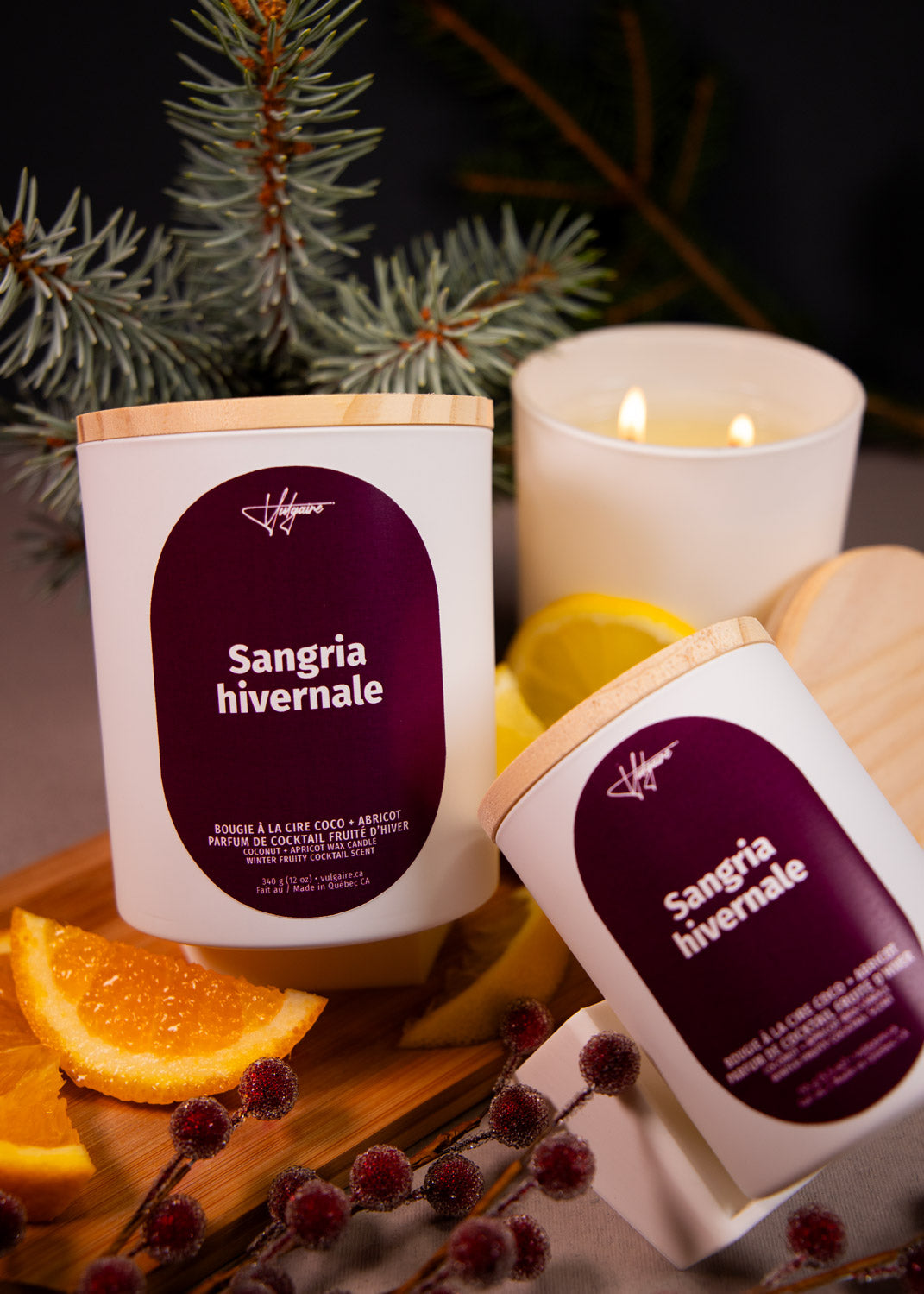 Candle Sangria hivernale