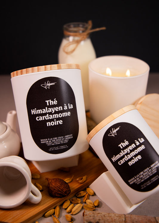 Bougie Thé Himalayen à la cardamome noire