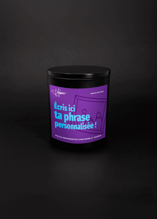 Personalized candle