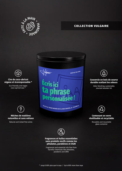 Personalized candle
