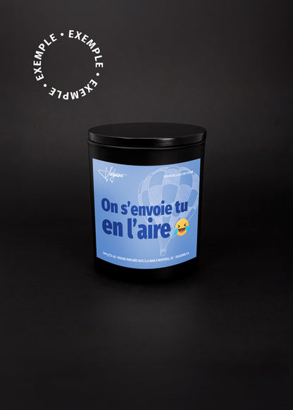 Personalized candle