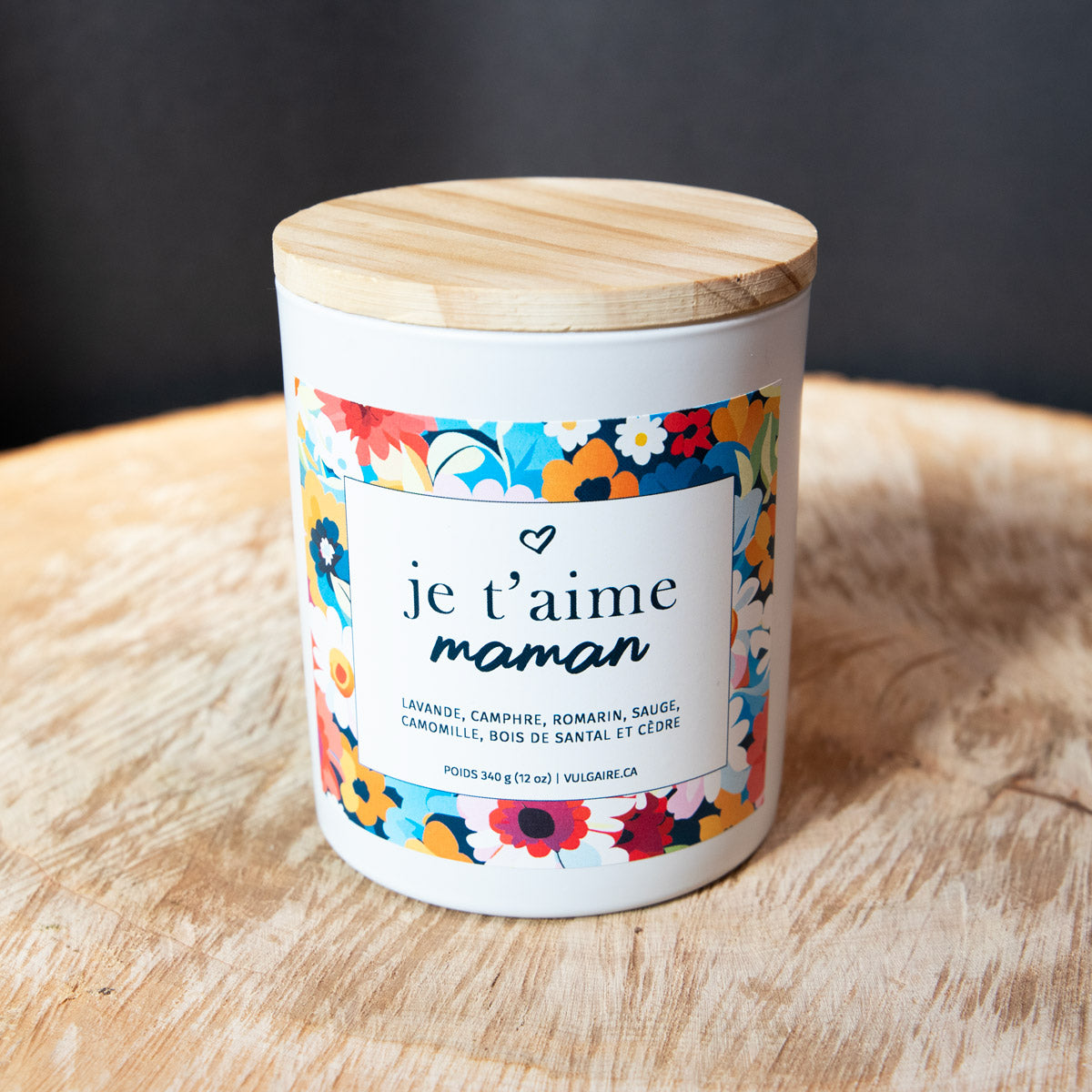 Bougie Je t'aime maman