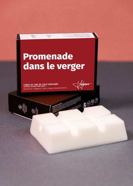 Cubes de cire Promenade dans le verger